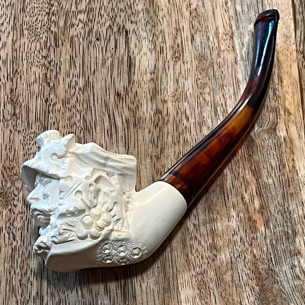 Vintage Meerschaum Sultan Head Pipe